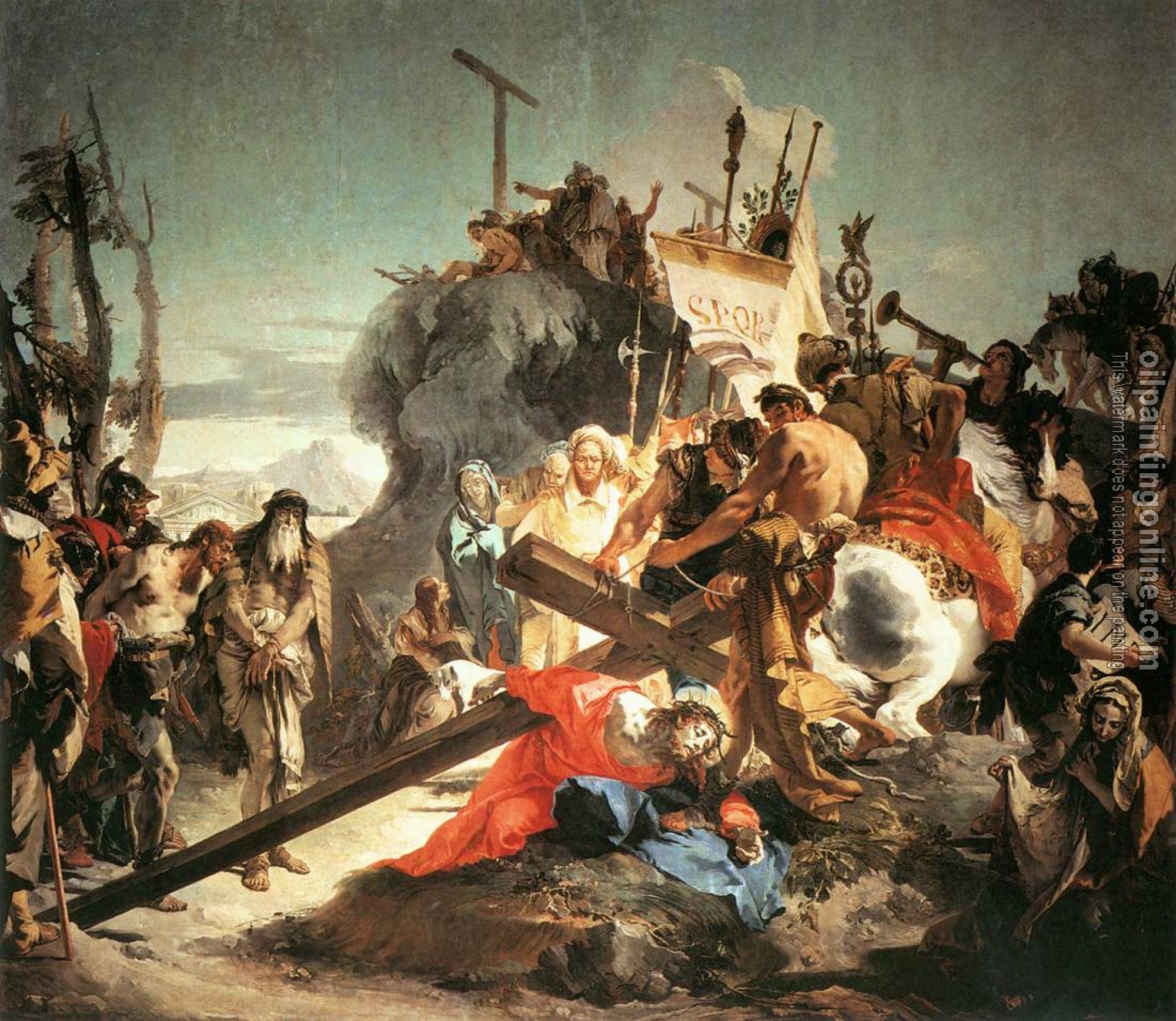 Tiepolo, Giovanni Battista - Christ Carrying the Cross